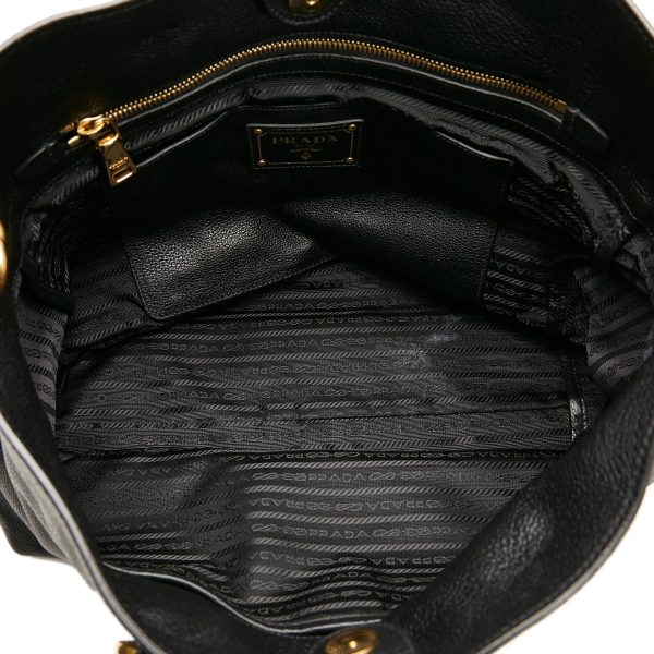 Prada Vitello Daino Satchel PjNmXo Hot on Sale