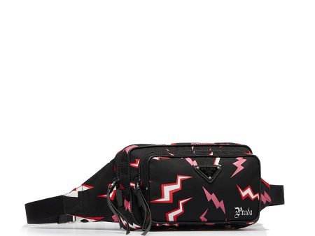 Prada x Universal Frankenstein Tessuto Thunder Waist Bag crVOQx Discount