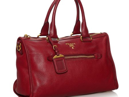 Prada Vitello Daino Handbag 30254 on Sale