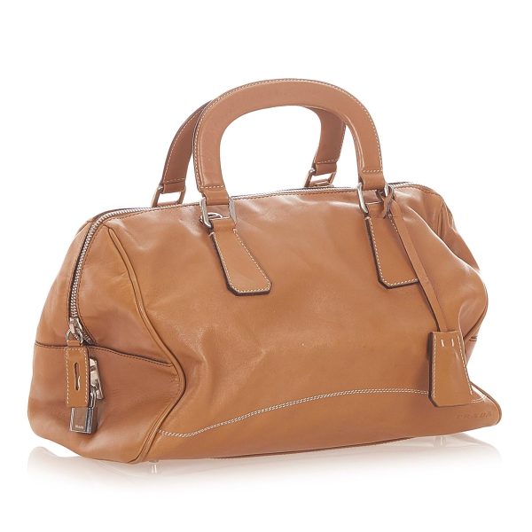 Prada Vitello Daino Satchel 19624 For Cheap