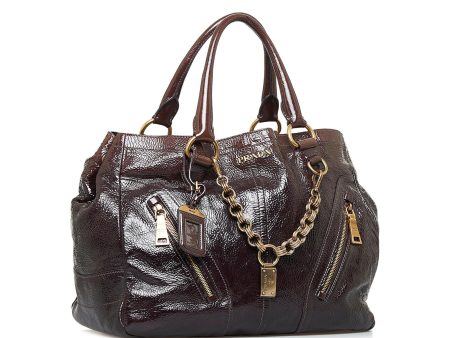 Prada Vitello Shine Zippy Tote Bag ks2Rg4 Supply