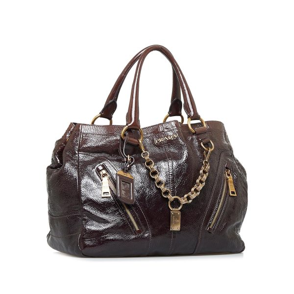 Prada Vitello Shine Zippy Tote Bag ks2Rg4 Supply