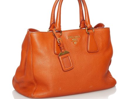 Prada Vitello Daino Handbag 31021 For Cheap