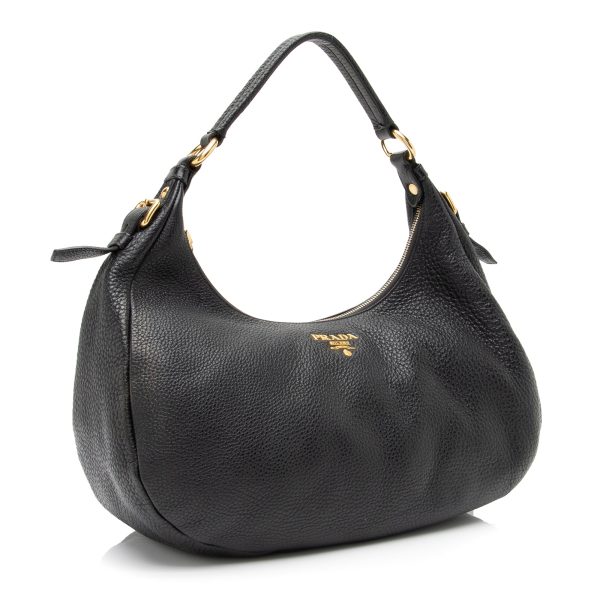 Prada Vitello Daino Hobo 23377 Hot on Sale