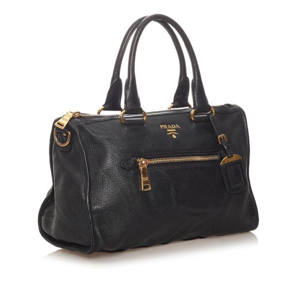 Prada Vitello Daino Satchel 28038 Online Hot Sale