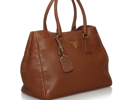 Prada Vitello Daino Satchel 33785 Cheap