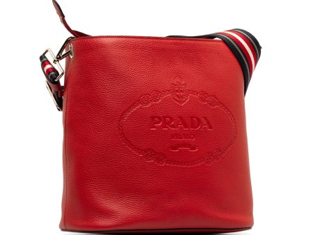 Prada Vitello Phenix Logo Crossbody Bag hDrUHO Online Hot Sale