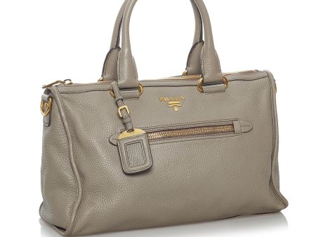 Prada Vitello Daino Satchel 30303 For Cheap