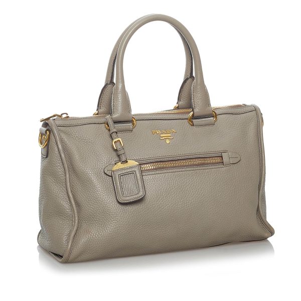 Prada Vitello Daino Satchel 30303 For Cheap