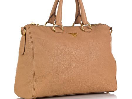 Prada Vitello Daino Satchel 35662 Fashion