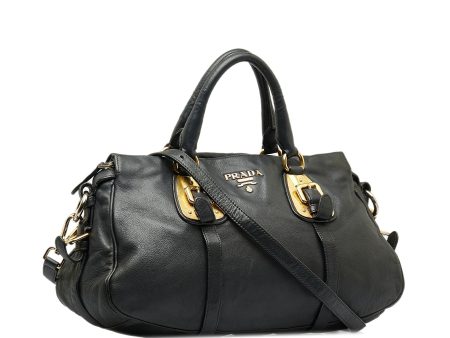 Prada Vitello Daino Satchel DWxQmb Online Hot Sale