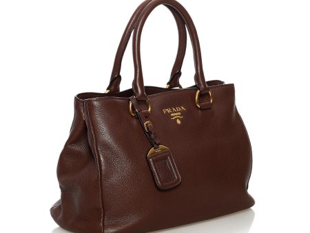 Prada Vitello Daino Satchel 32402 Online Sale