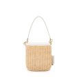 Prada Wicker Canapa Bucket Bag 22390 Discount