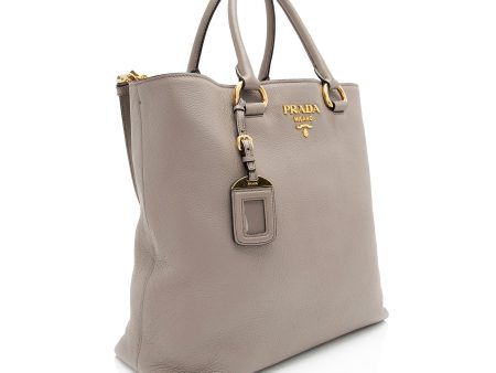 Prada Vitello Phenix Tall Tote XqInw4 For Discount