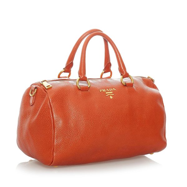 Prada Vitello Daino Satchel 31372 Hot on Sale