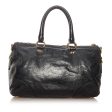 Prada Vitello Shine Satchel 27607 For Discount