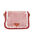 Prada Woven Madras Crossbody DlArNT Online Hot Sale