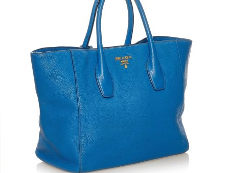 Prada Vitello Daino Satchel 27618 For Sale