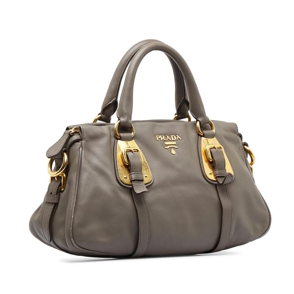 Prada Vitello Daino Satchel esq2YX Online