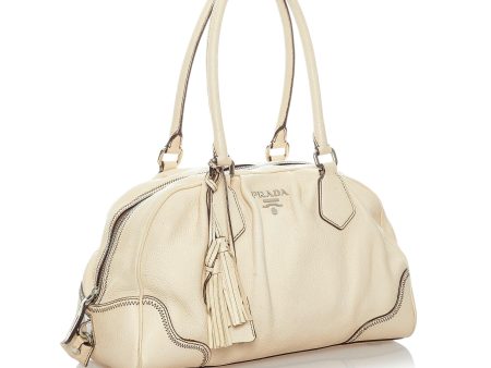 Prada Vitello Daino Handbag 31011 Cheap