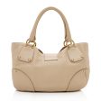 Prada Vitello Daino Leather Pushlock Tote 16679 on Sale