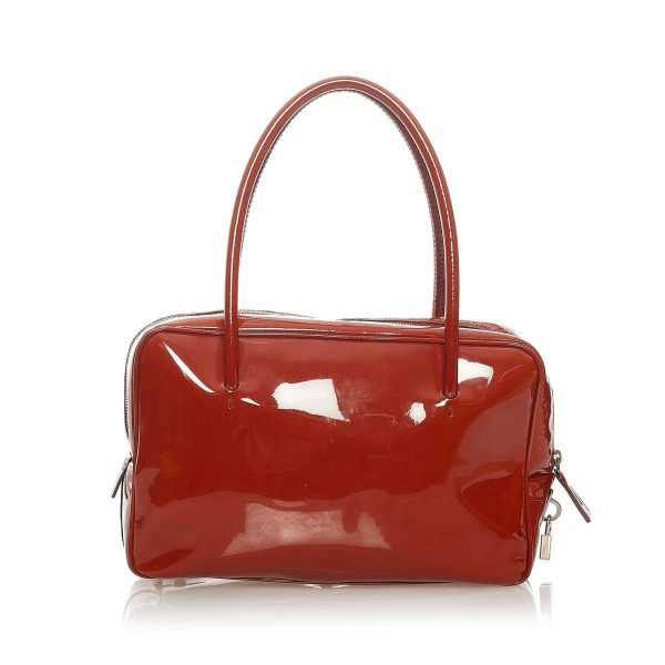 Prada Vernice Handbag 32911 Cheap