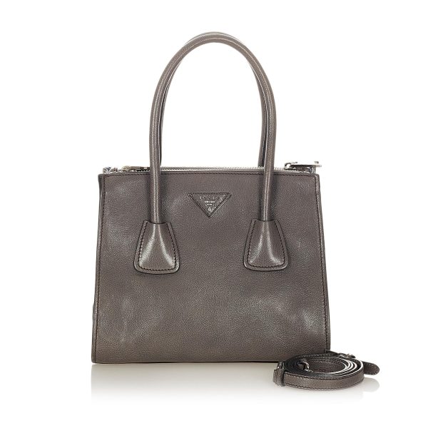 Prada Vitello Twin Pocket Satchel 31549 For Discount