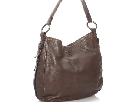 Prada Vitello Daino Shoulder Bag 30277 Hot on Sale