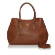 Prada Vitello Daino Satchel 33785 Cheap