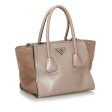 Prada Twin Pocket Leather Satchel 29876 For Cheap