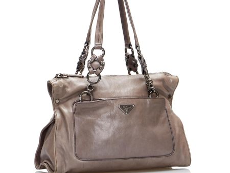 Prada Vitello Shine Tote jVTGpr Online Hot Sale