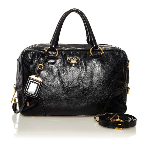 Prada Vitello Shine Satchel 37205 Online Sale