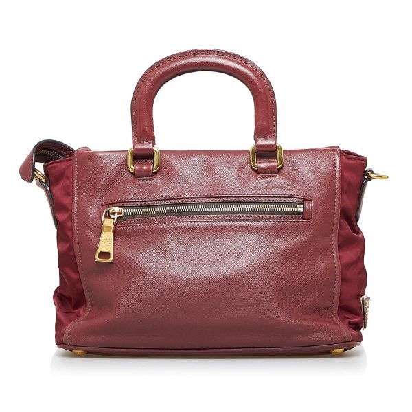 Prada Vitello Daino Satchel h2XdEN Fashion