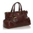 Prada Vitello Shine Handbag 32676 For Sale