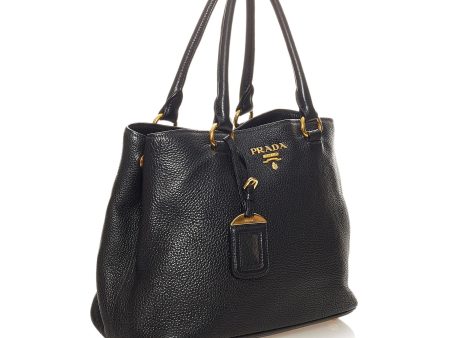 Prada Vitello Daino Handbag 27239 Supply