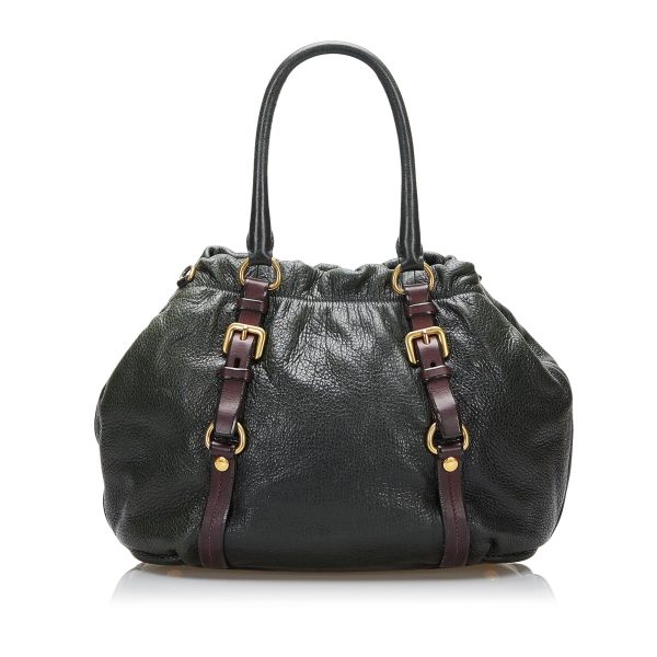 Prada Vitello Daino Satchel 36561 Supply