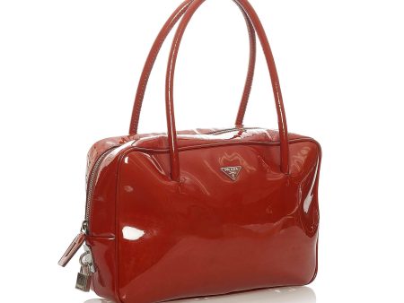 Prada Vernice Handbag 32911 Cheap