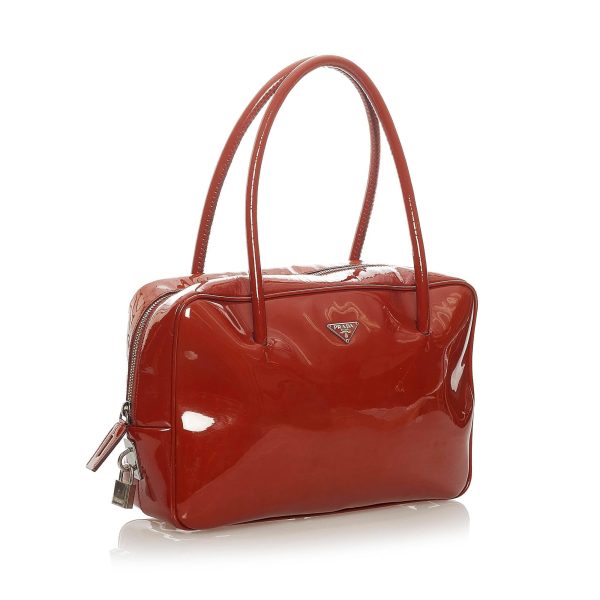 Prada Vernice Handbag 32911 Cheap