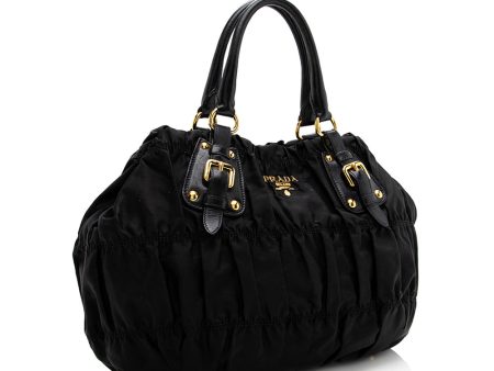 Prada Tesutto Gaufre Tote 18209 Fashion