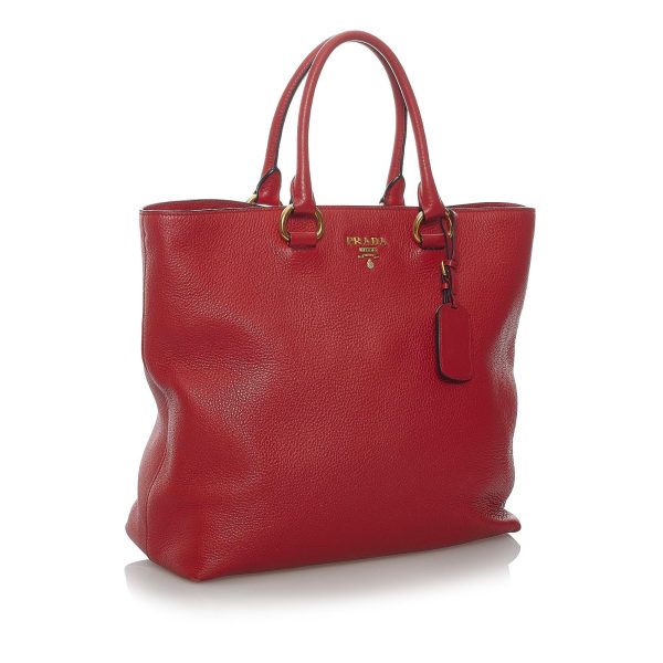 Prada Vitello Daino Tote Bag 29806 Discount