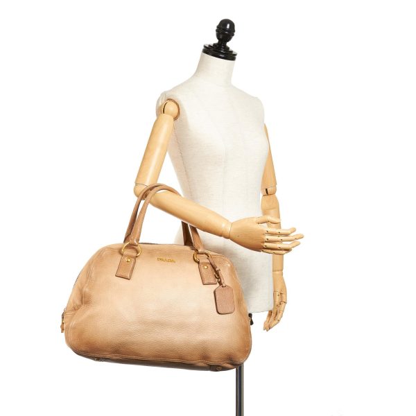 Prada Vitello Daino Handbag 26819 Online Sale