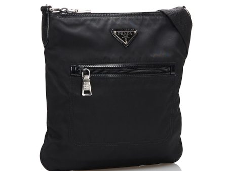 Prada Tessuto Zip Pocket Crossbody Od9sRB For Sale