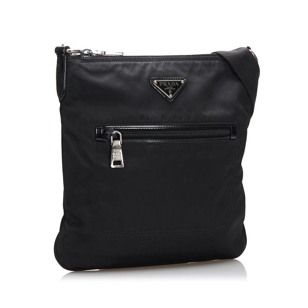 Prada Tessuto Zip Pocket Crossbody Od9sRB For Sale