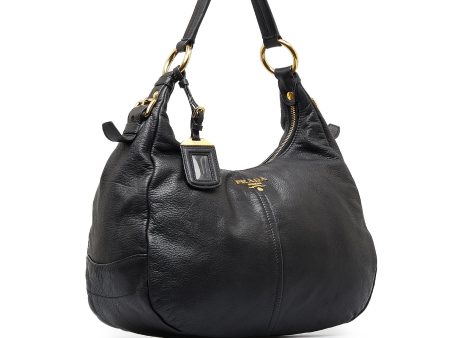 Prada Vitello Daino Shoulder Bag iek4lX Sale