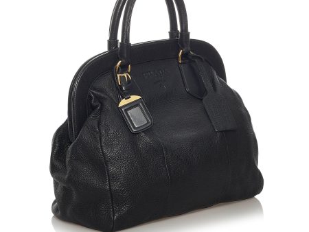 Prada Vitello Daino Frame Tote Bag 29025 on Sale