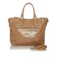 Prada Vitello Lux Leather Satchel 27634 Online Hot Sale