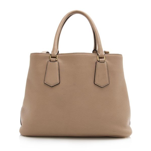 Prada Vitello Phenix Convertible Medium Tote 22748 on Sale