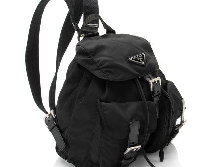 Prada Vintage Vela Double Pocket Small Backpack CSDmuA on Sale