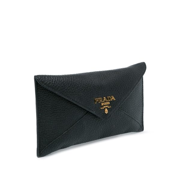 Prada Vitello Grain Envelope Wallet d67dd5 For Cheap