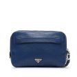 Prada Vitello Daino Clutch Bag pust0r Online now